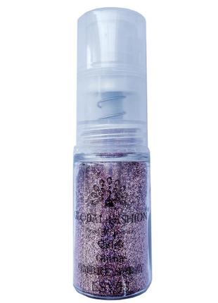 Сухой спрей для градиента ногтей global fashion glitter ombre spray, 7.5 г, lsy03