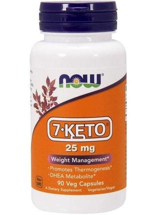 Дгэа now foods 7-keto weight management 25 mg 90 veg caps