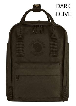 Рюкзак fjallraven re-kanken mini dark olive (1004-23549.633)