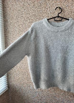 Кофта свитер травка ,реглан теплий.4 фото