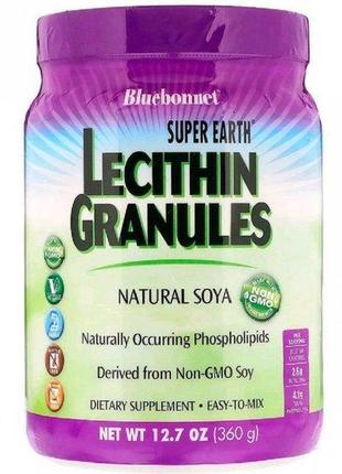 Лецитин bluebonnet nutrition lecithin granules, 12.7 oz 360 g ...