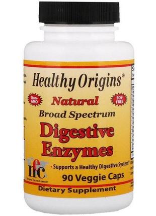 Травні ферменти healthy origins digestive enzymes 90 veg caps