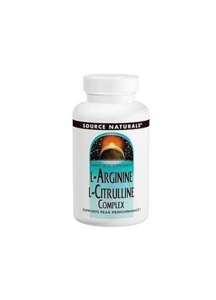 Амінокомплекс source naturals l-arginine l-citrulline 1000 mg ...1 фото