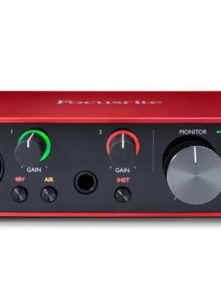 Аудіоінтерфейс focusrite scarlett solo 3rd gen