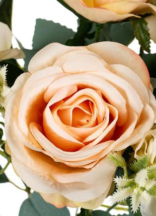 Букет "персикові троянди"2 фото