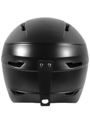 Захисний гірськолижний шолом helmet 001 black (6935-21502)3 фото