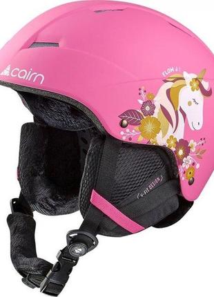 Шлем cairn flow jr 54-56 mat pink-unicorn (1012-0605419-1155456)