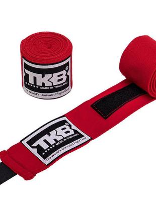 Бинти боксерські top king hand wraps 4м червоний