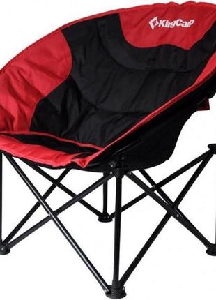 Стул kingcamp moon leisure chair black/red (1026-kc3816 black/...