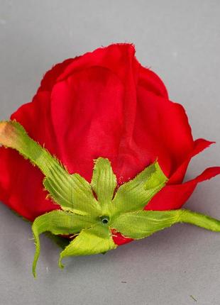 Головка розы 7 см. *рандомный выбор цвета8 фото