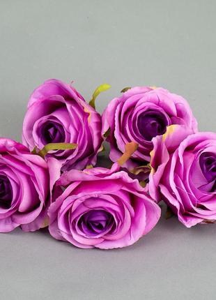 Головка розы 7 см. *рандомный выбор цвета7 фото