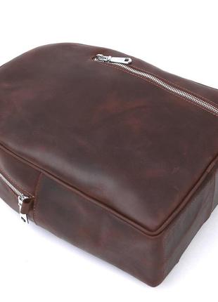 Універсальний матовий жіночий рюкзак shvigel 16329 коричневий2 фото