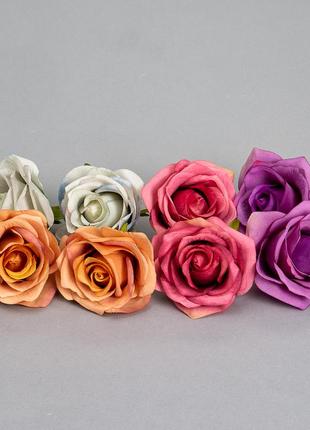 Головка розы 5 см. *рандомный выбор цвета