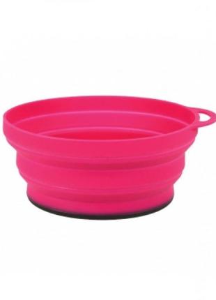 Тарілка lifeventure silicone ellipse bowl pink 450 мл (1012-75...