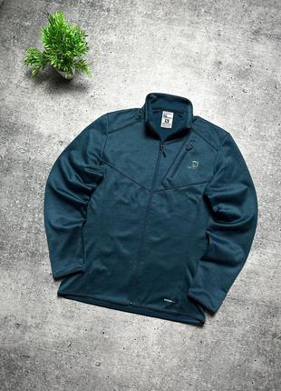 Чоловіча кофта salomon fleece quilted full-zip1 фото