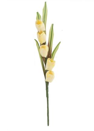 Тюльпани "чарівність", жовті, 35 см1 фото
