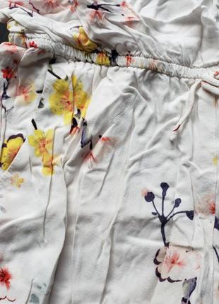Zara зара комбінезон літній із шортами дівчинці 6-7 років 116-122 см 100% віскоза4 фото