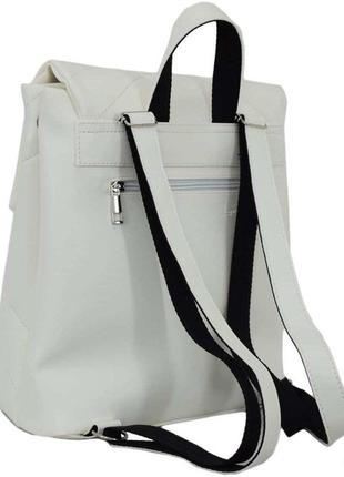 Жіночий рюкзак білий2 фото