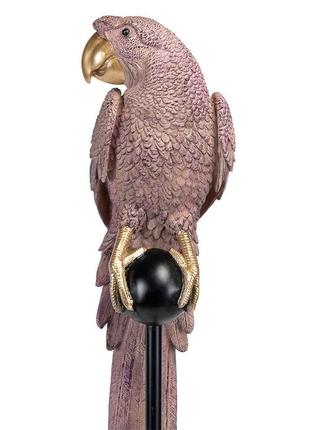 Статуетка "папуга пінкі", рожева2 фото