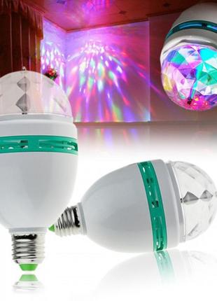 Світломузика для дому led mini party light lamp (біла), диско-...