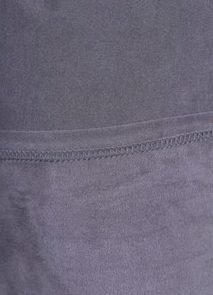 Сукня замш сірого кольору7 фото