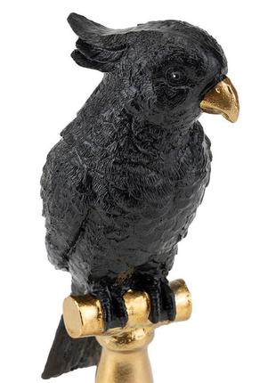 Статуетка "папуга блек", чорна3 фото