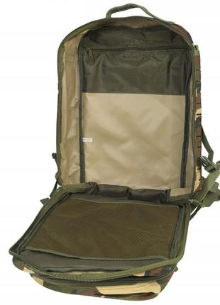 Рюкзак тактичний dominator warrior tac laser 36l woodland camouflage (dmr-wr36l-wdl)5 фото