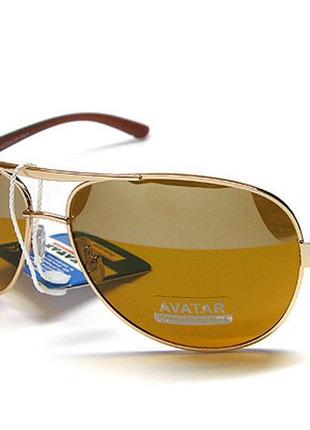 Окуляри водійські сонцезахисні aviator avatar polaroid