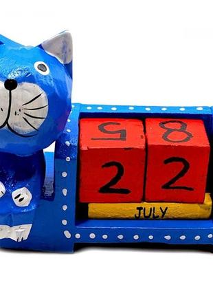 Календар настільний із кубиками кіт