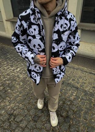 Куртка с милыми пандами 7-447