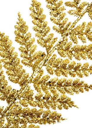 Декоративная ветвь " золотой папоротник"5 фото
