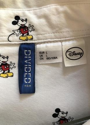 Сорочка в мікі маусах h&m disney оверсайз7 фото