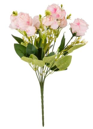 Букет роз "люси", розовый, 35 см