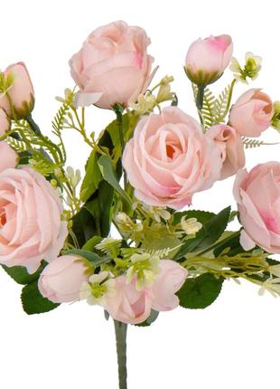 Букет роз "люси", розовый, 35 см2 фото