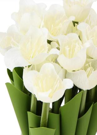 Букет тюльпанів, білі2 фото