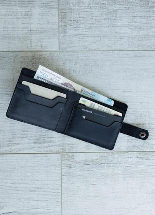 Шкіряний гаманець without wallet black2 фото