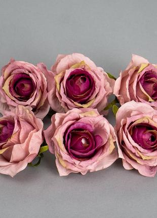 Головка розы 5 см. *рандомный выбор цвета5 фото