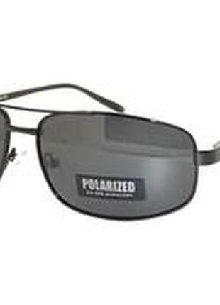 Окуляри солцезахисні чоловічі поляризаційні чорні polarized