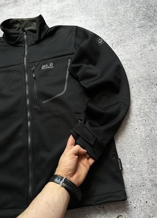 Чоловіча куртка jack wolfskin softshell jacket4 фото