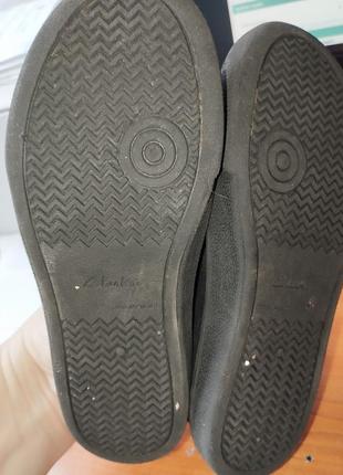 Текстильні туфлі на дівчінку clarks  з зірочками 4