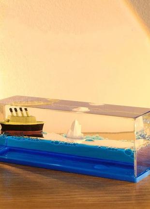 Іграшка антистрес непотоплюваний кораблик титанік 145х50х52 мм6 фото