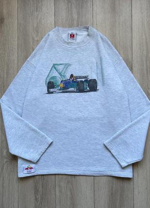 Кофта свитшот hanes red bull sauber petronas vintage