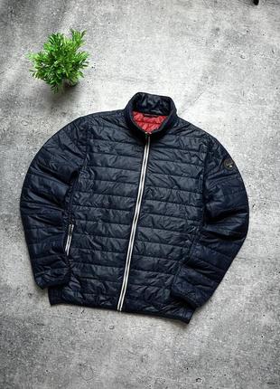 Мужской микропуховик napapijri down Perfect puffer monogram-pattern jacket