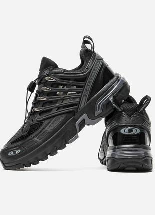 Кросівки літні сітка salomon black