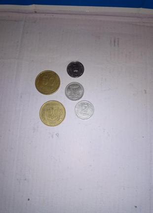 Монети україни та срср різних номіналів рідкісні