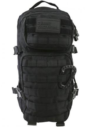 Тактичний штурмовий рюкзак kombat  tactical 28л чорний2 фото