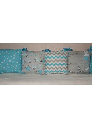 Бортики подушки в дитяче ліжечко3 фото
