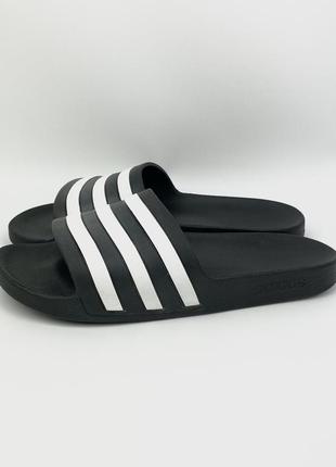 Тапки adidas adilette оригинал черные сланцы размер 421 фото