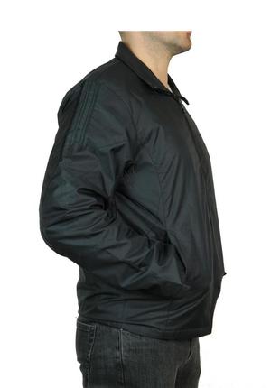 Чоловіча вітровка adidas на флісі р-р 46-52, чорна.предоплата2 фото
