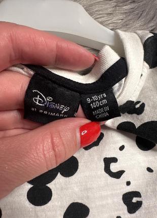 Трендовое хлопковое модное платье oversize disney для девочки 9/10р primark6 фото